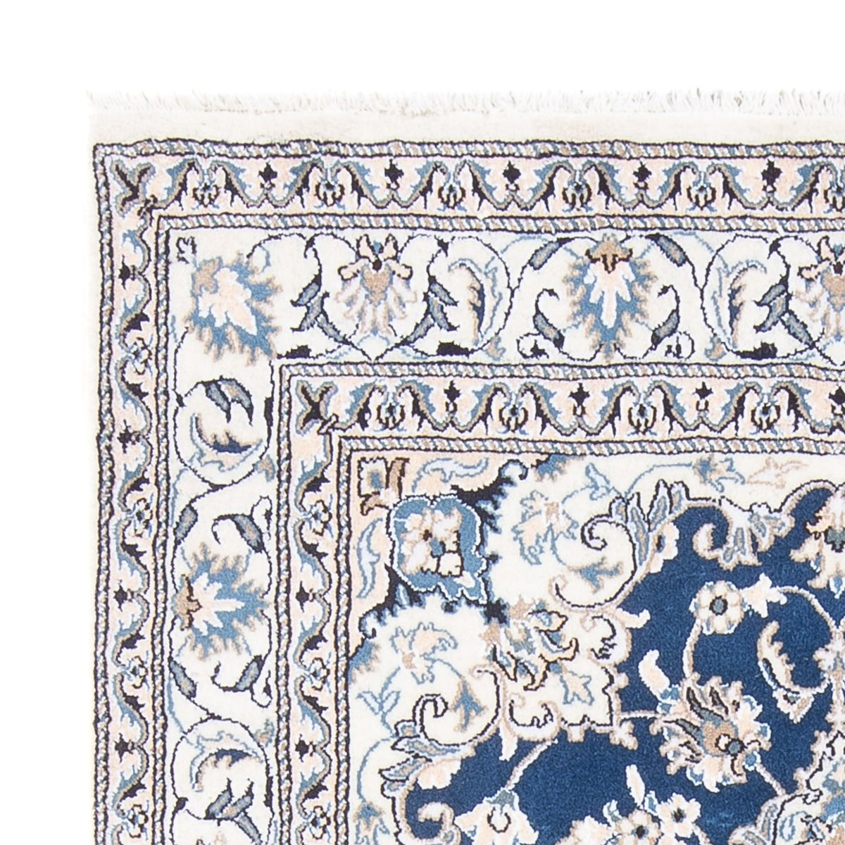 Persisk matta - Nain - Royal - 196 x 147 cm - mörk kamel