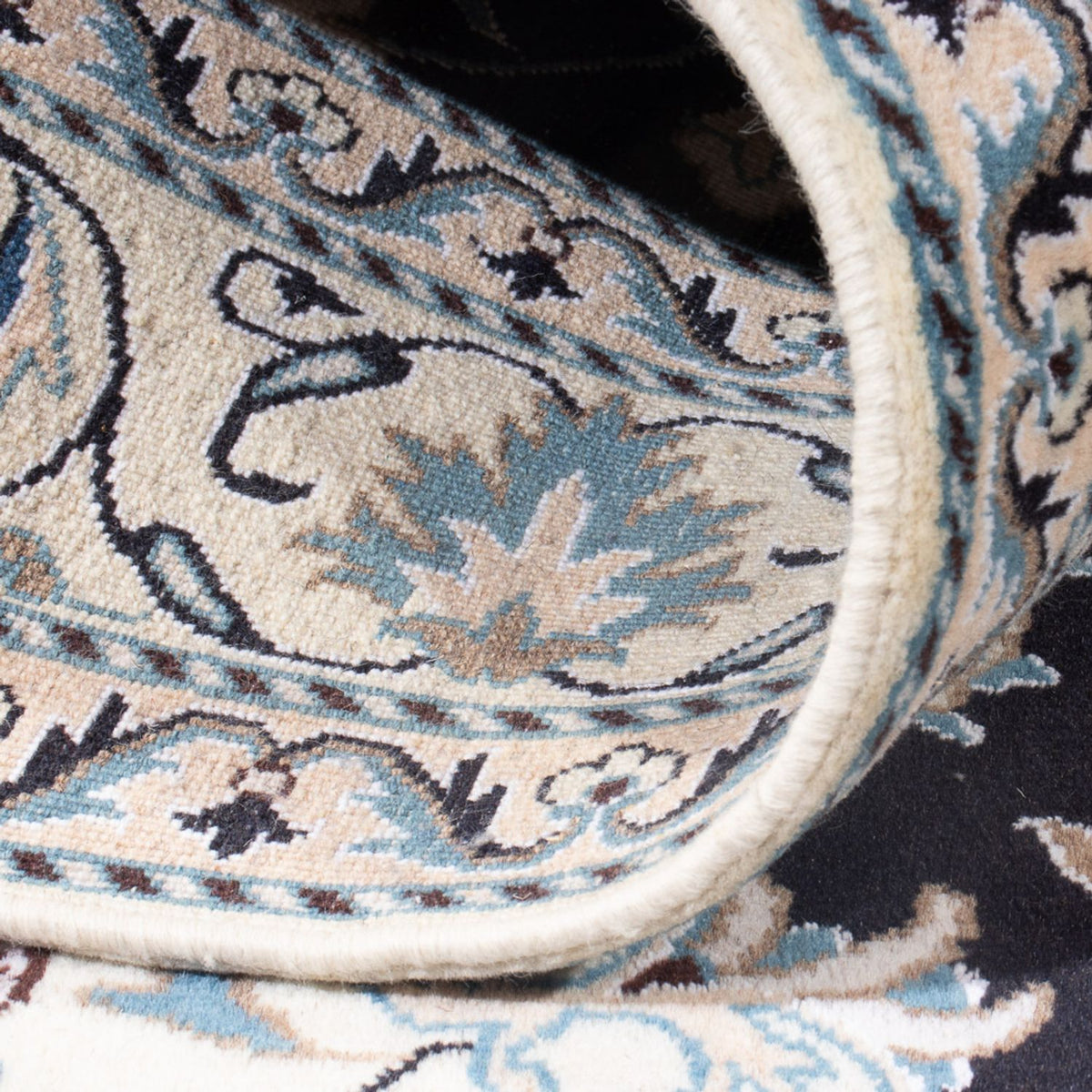 Persisk matta - Nain - Royal - 192 x 148 cm - mörkblå