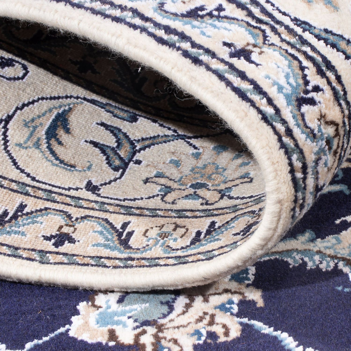 Persisk matta - Nain - Royal - 209 x 146 cm - mörkblå