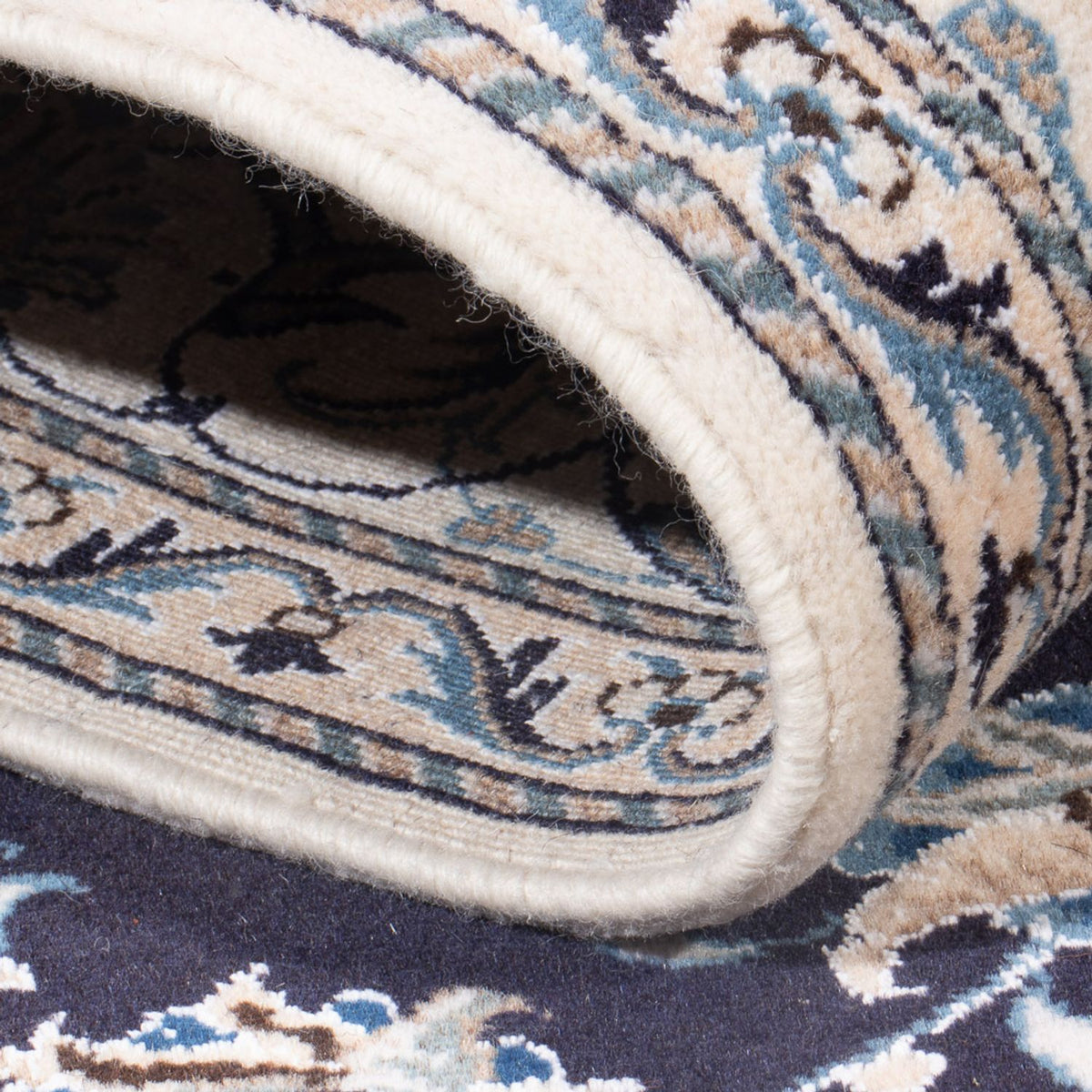 Persisk matta - Nain - Royal - 196 x 145 cm - mörkblå