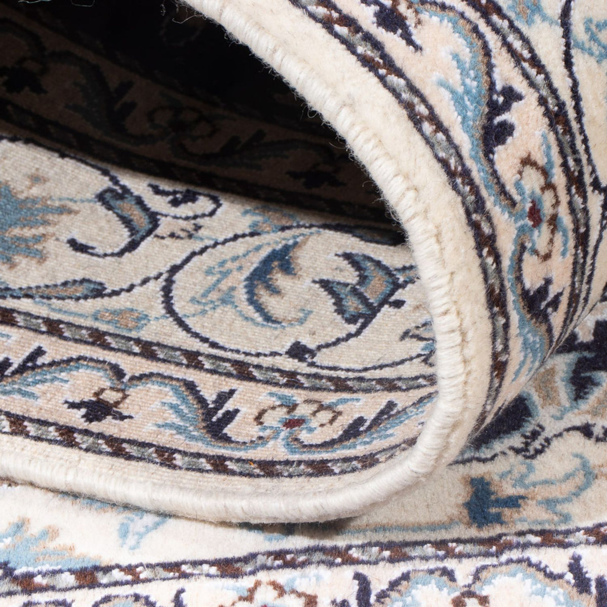 Persisk matta - Nain - Royal - 198 x 150 cm - mörkblå