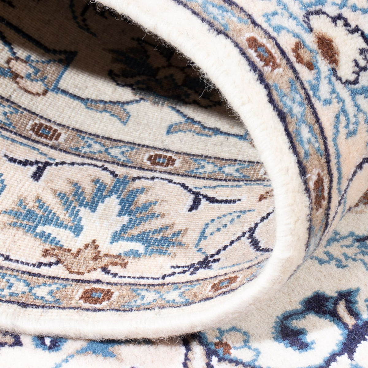 Persisk matta - Nain - 188 x 116 cm - grädde