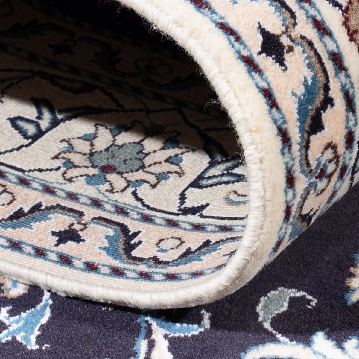 Persisk matta - Nain - 232 x 168 cm - mörkblå