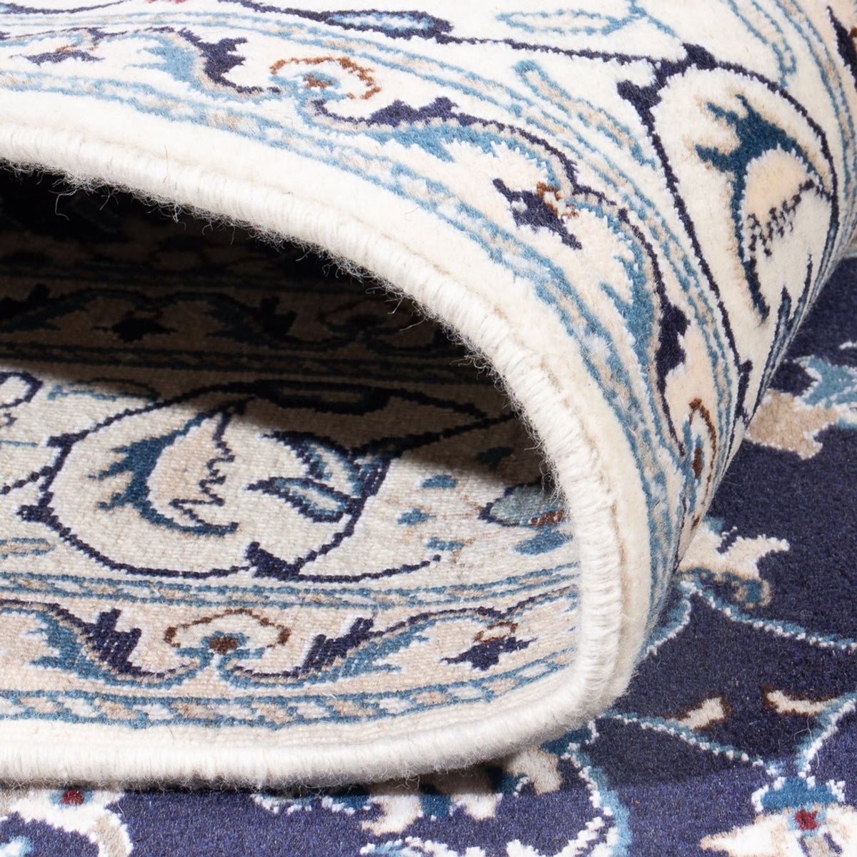 Persisk matta - Nain - 234 x 168 cm - mörkblå