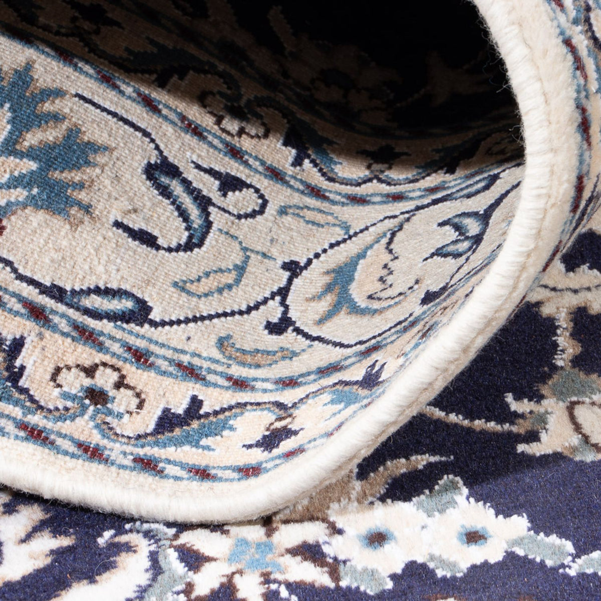 Persisk matta - Nain - 226 x 167 cm - mörkblå