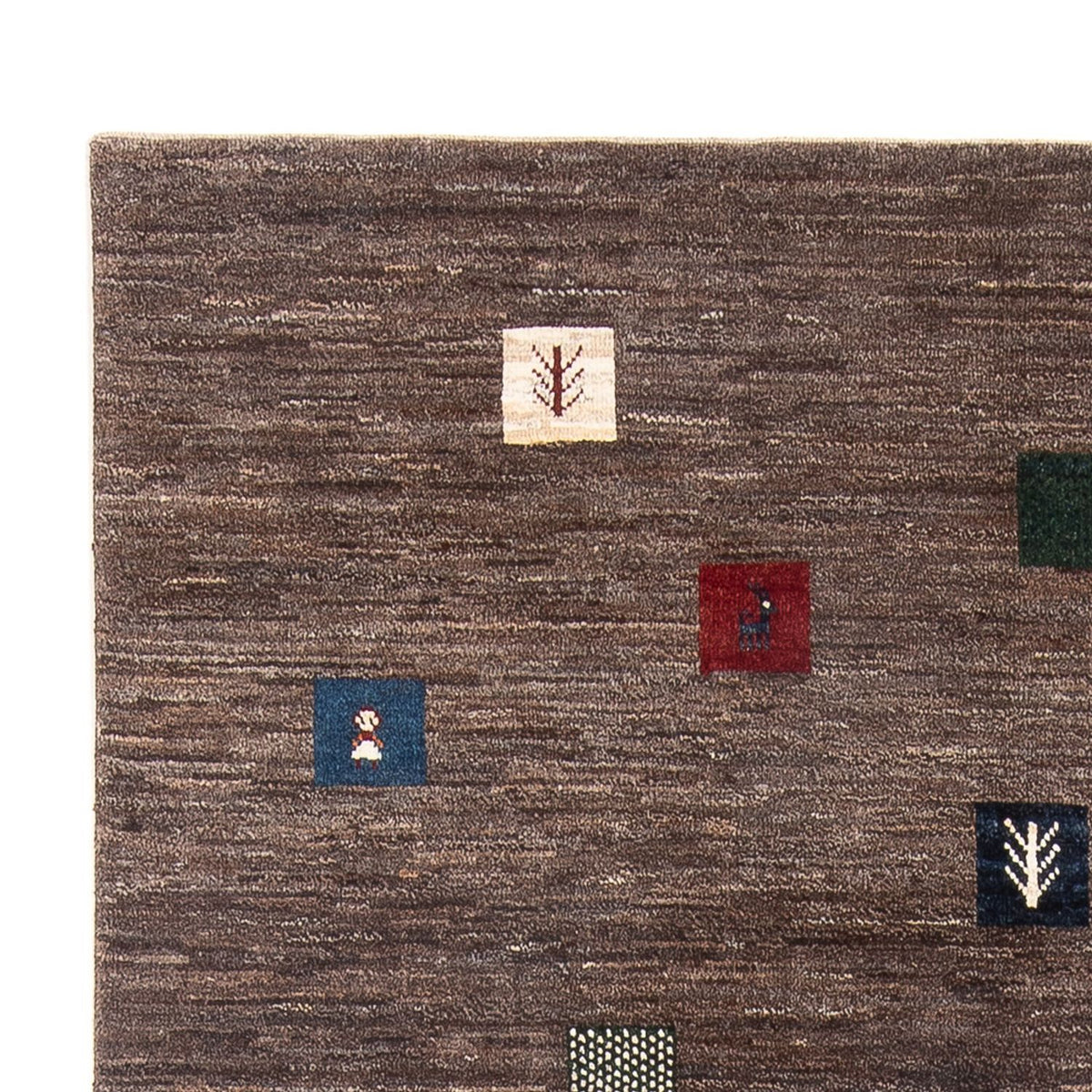 Gabbeh-matta - persisk - 243 x 170 cm - flerfärgad