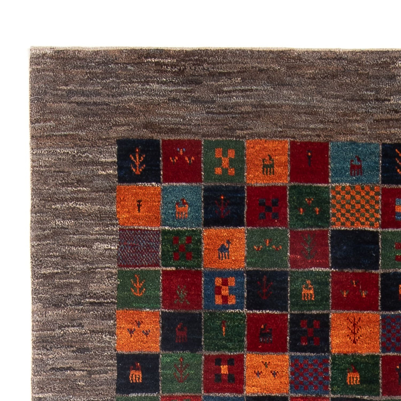 Gabbeh-matta - persisk - 248 x 170 cm - flerfärgad