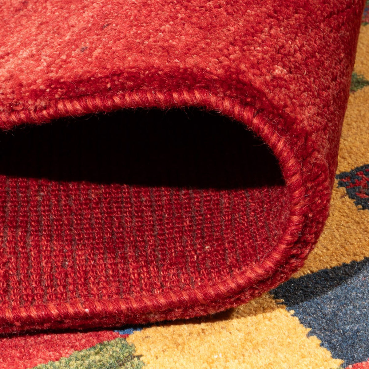 Gabbeh-matta - persisk - 254 x 180 cm - flerfärgad