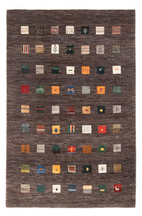 Gabbeh-matta - persisk - 252 x 175 cm - flerfärgad