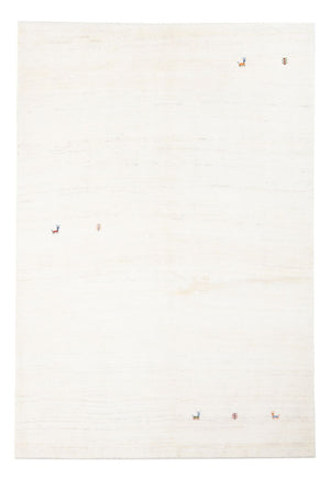 Gabbeh-matta - persisk - 205 x 150 cm - grädde