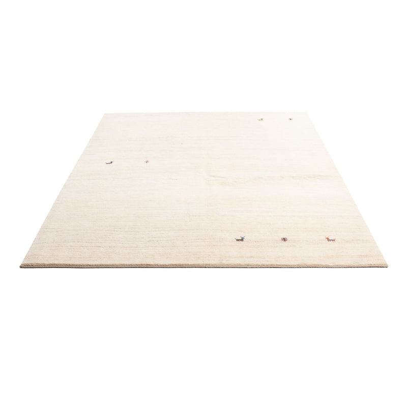 Gabbeh-matta - persisk - 205 x 150 cm - grädde