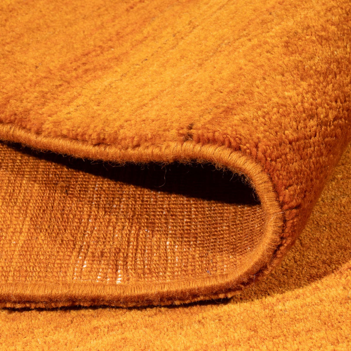 Gabbeh-matta - persisk - 195 x 156 cm - orange