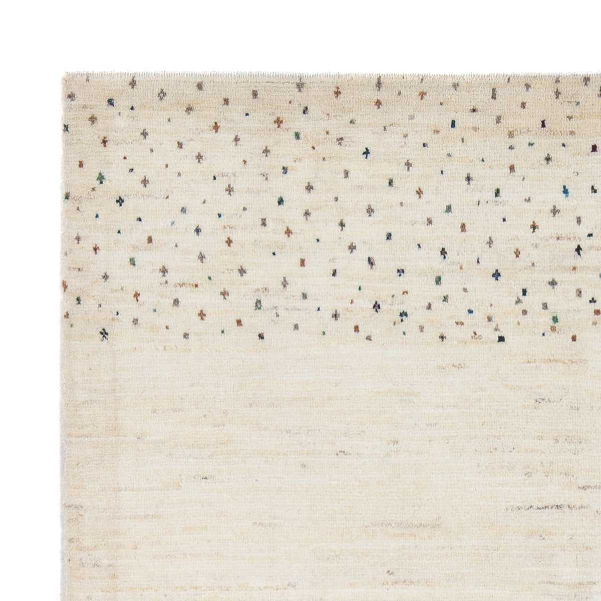 Gabbeh-matta - persisk - 200 x 150 cm - ljusgrå