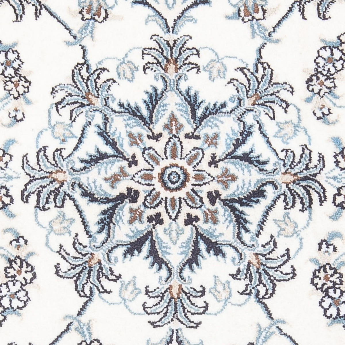 Persisk matta - Nain - 132 x 87 cm - grädde