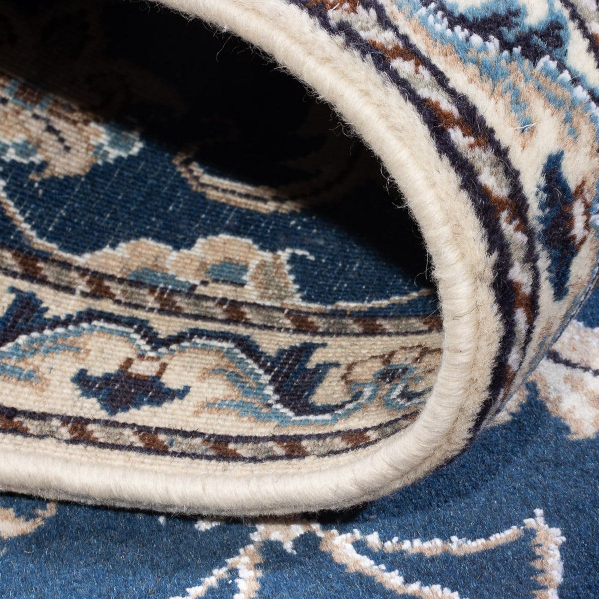 Persisk matta - Nain - 141 x 70 cm - blå