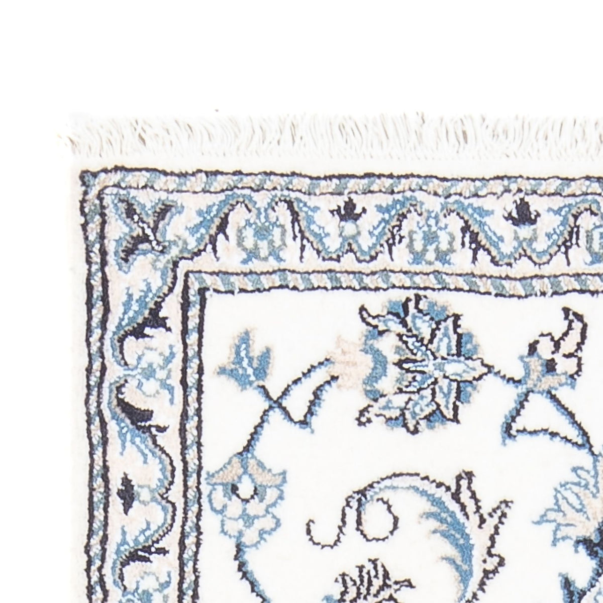 Persisk matta - Nain - 134 x 69 cm - grädde