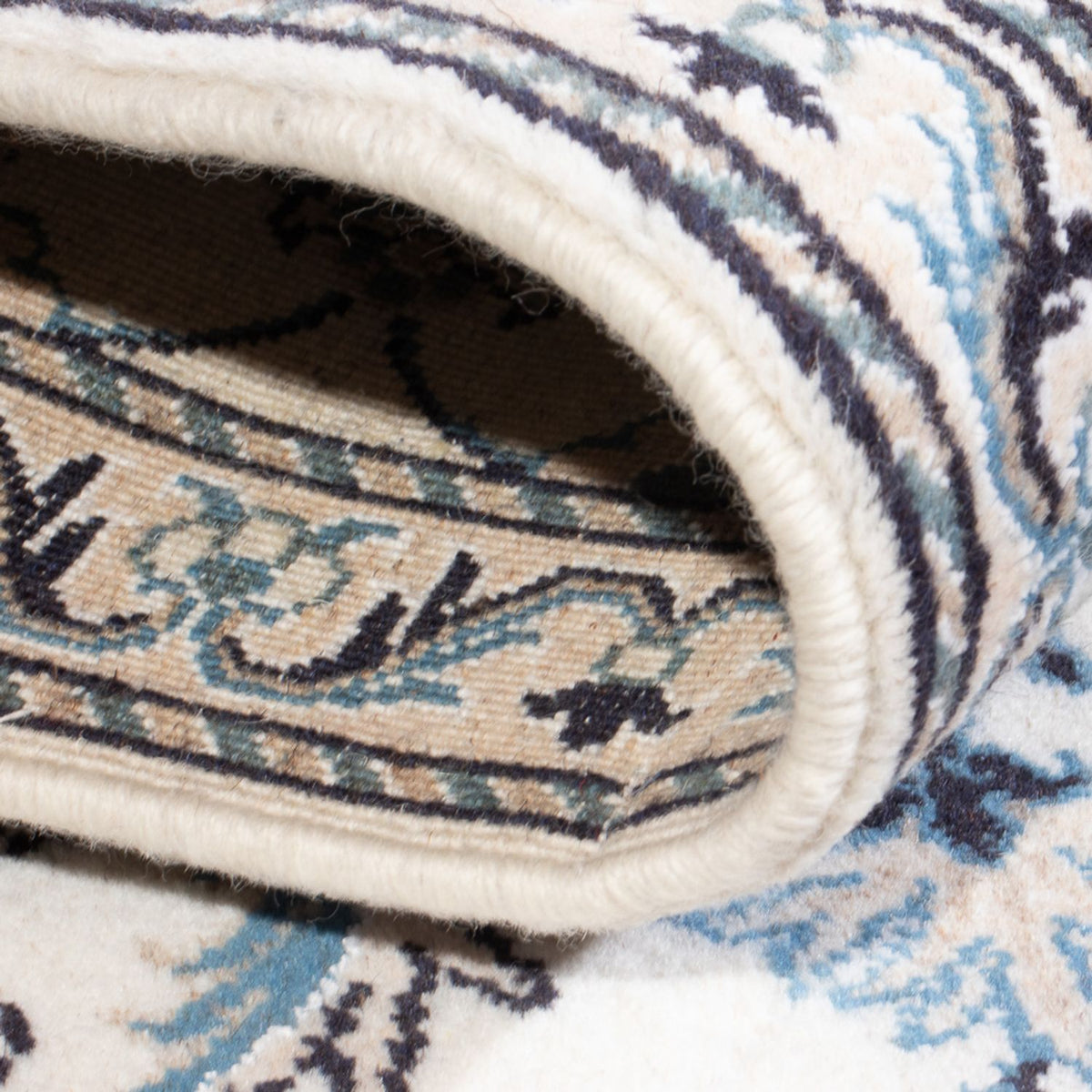 Persisk matta - Nain - 134 x 69 cm - grädde