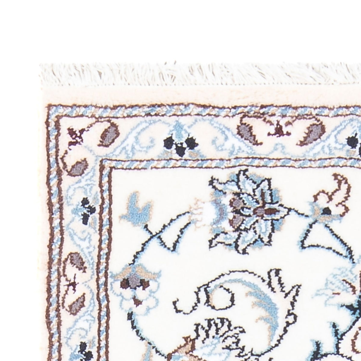 Persisk matta - Nain - 140 x 70 cm - grädde