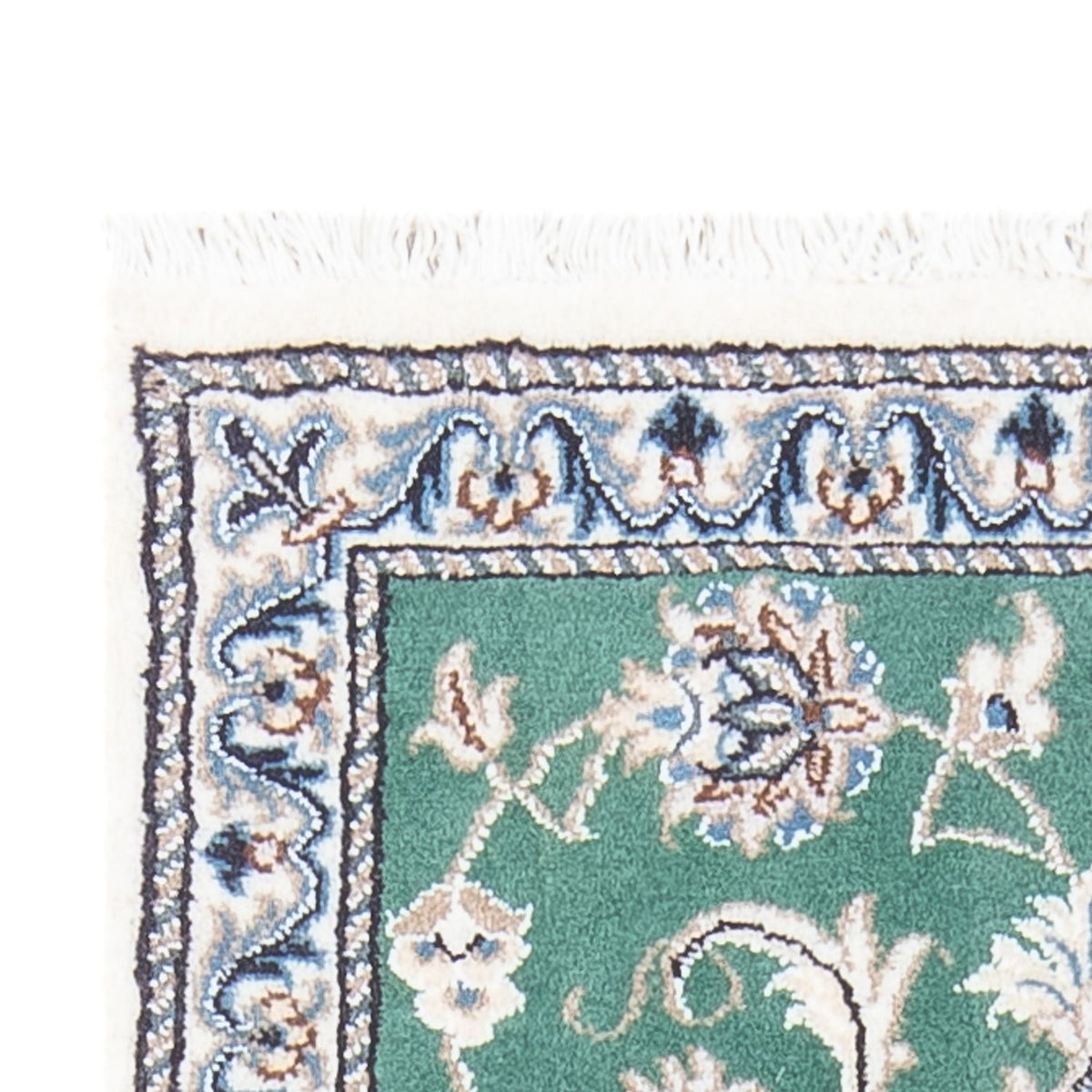 Persisk matta - Nain - 140 x 70 cm - grön