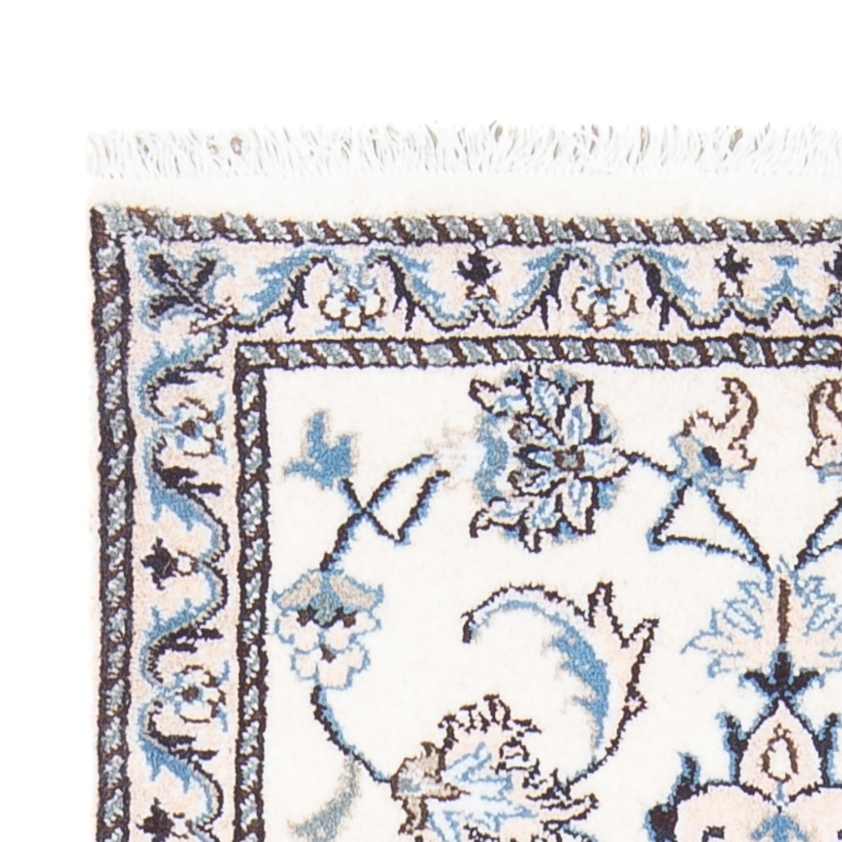 Persisk matta - Nain - 138 x 71 cm - grädde