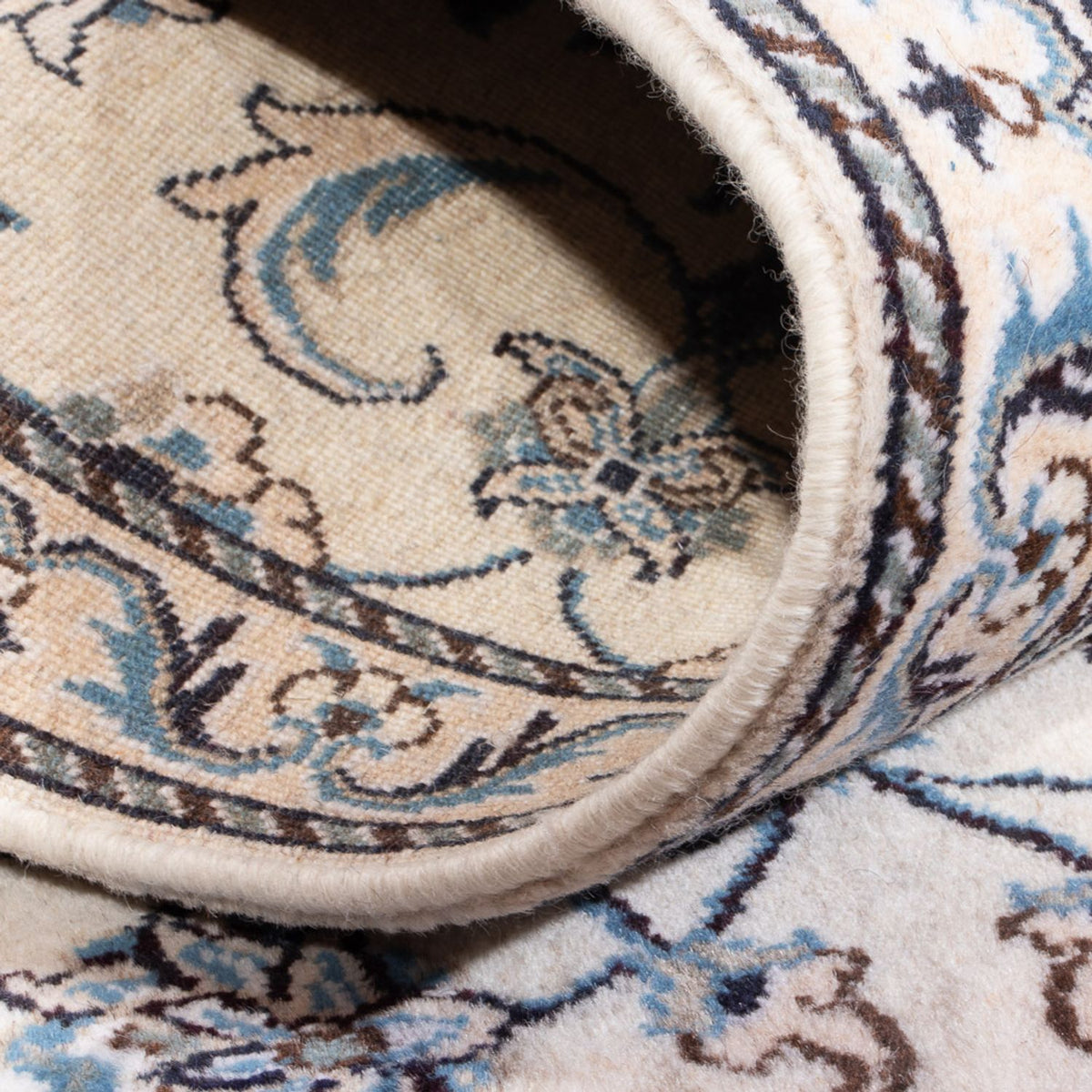 Persisk matta - Nain - 138 x 71 cm - grädde