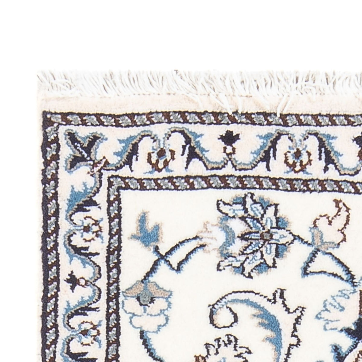 Persisk matta - Nain - 134 x 68 cm - grädde