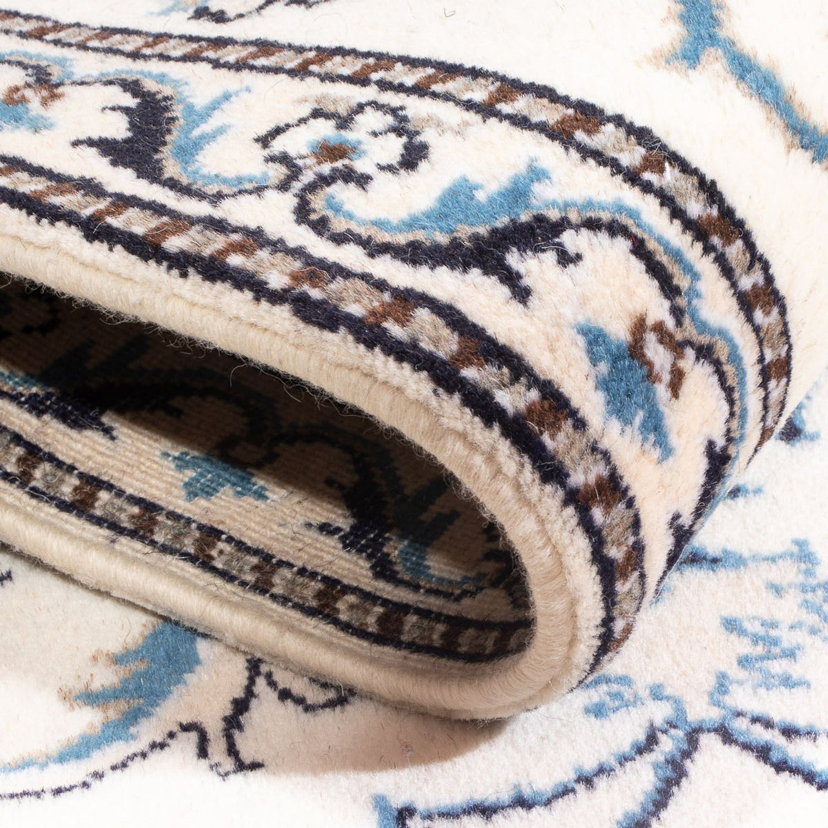 Persisk matta - Nain - 135 x 70 cm - grädde