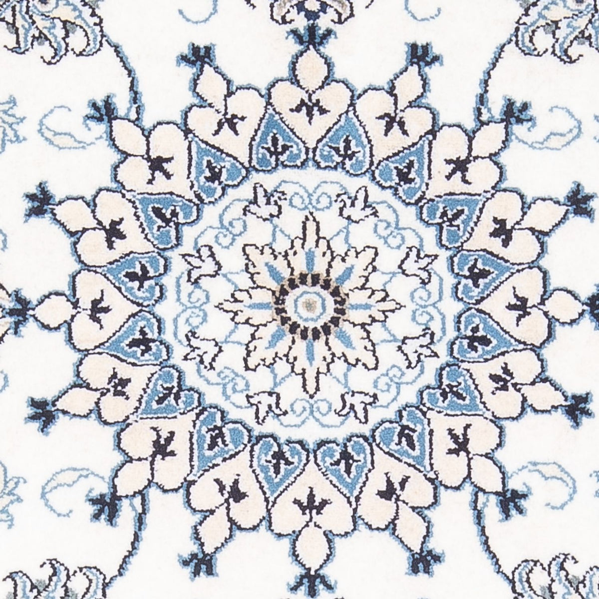 Persisk matta - Nain - 140 x 90 cm - grädde