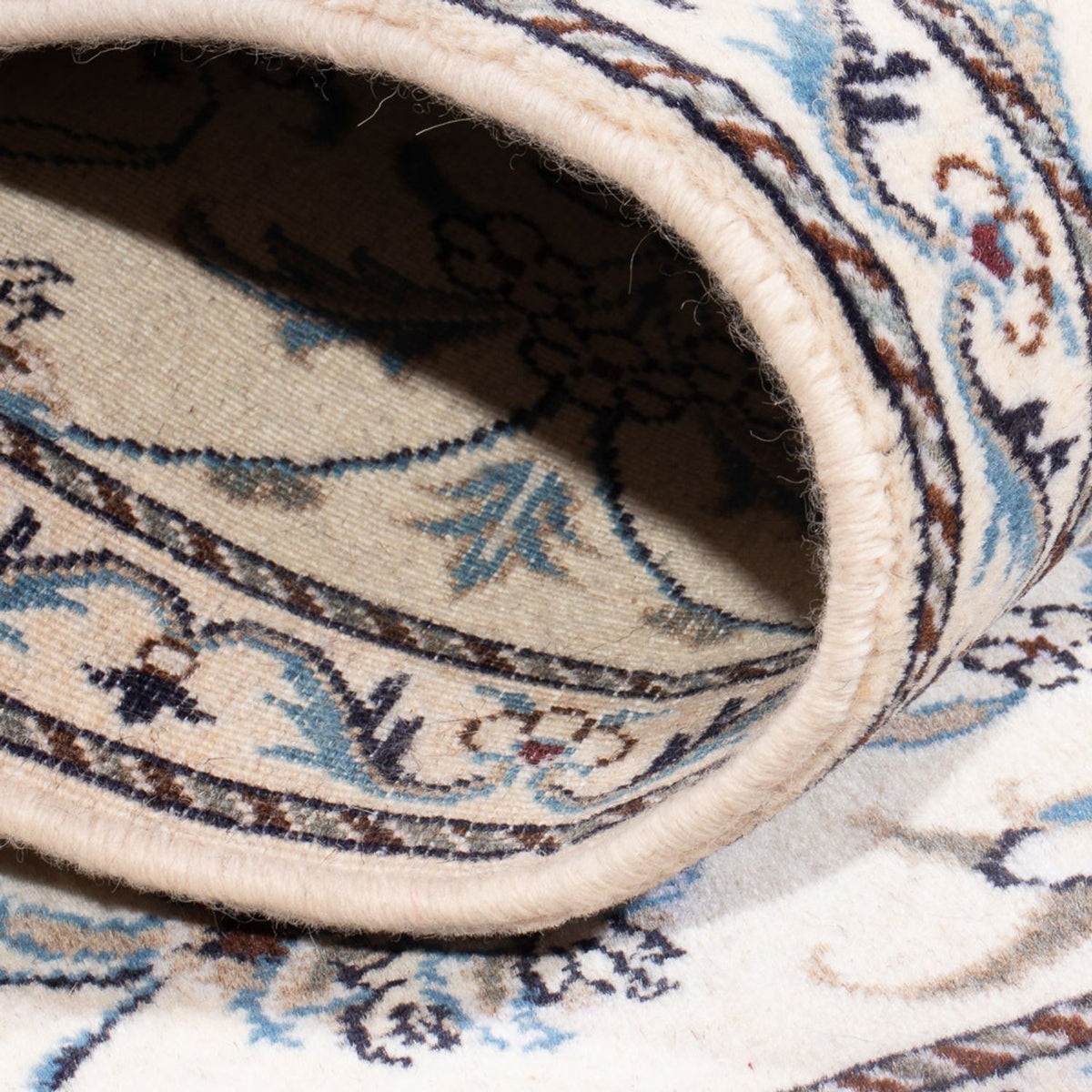 Persisk matta - Nain - 137 x 87 cm - grädde