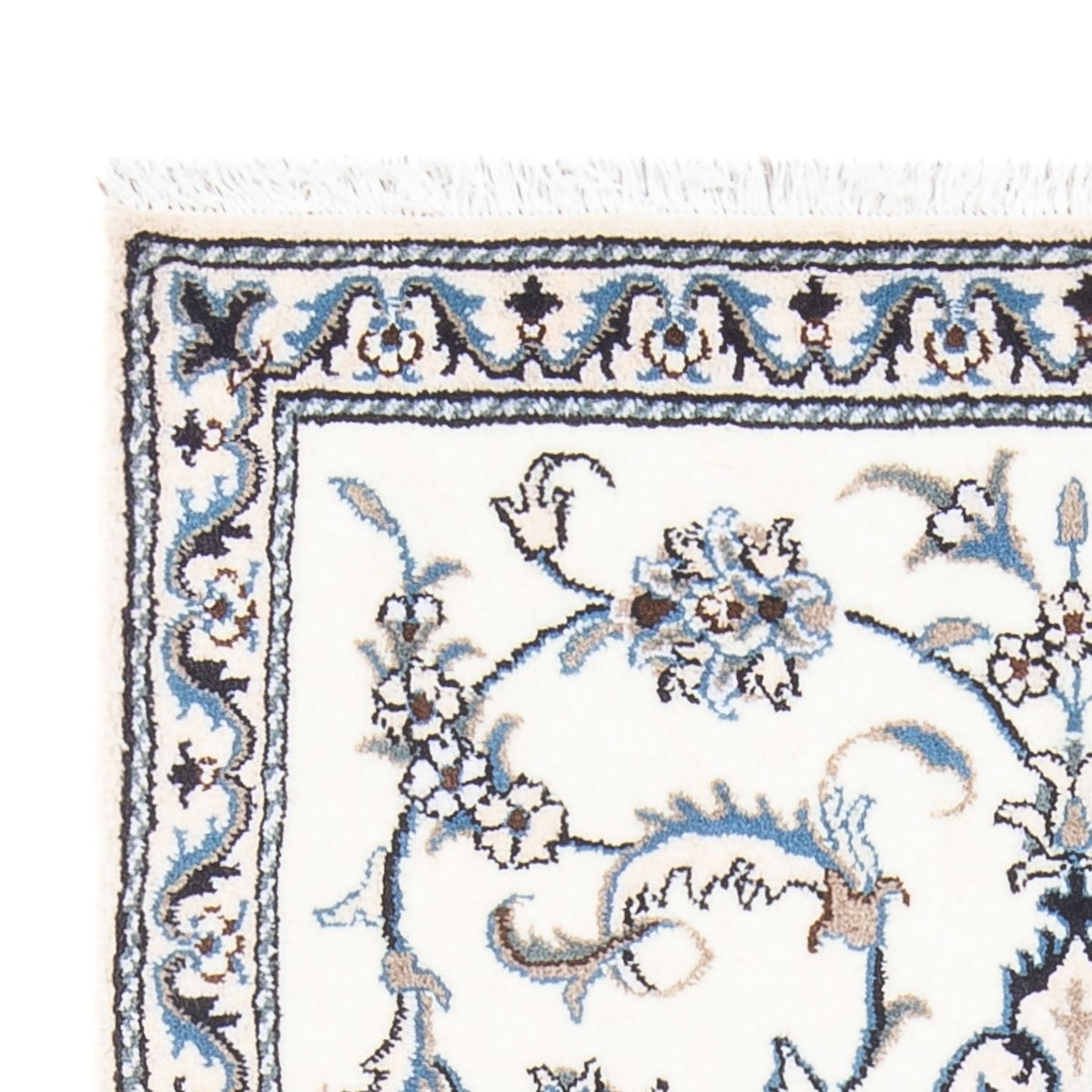 Persisk matta - Nain - 141 x 88 cm - grädde