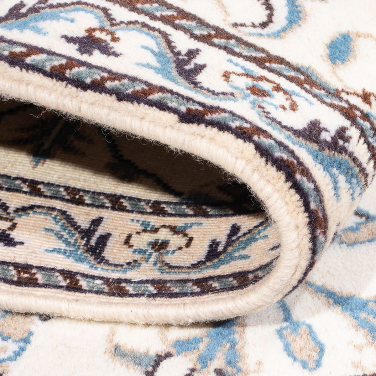 Persisk matta - Nain - 130 x 86 cm - grädde