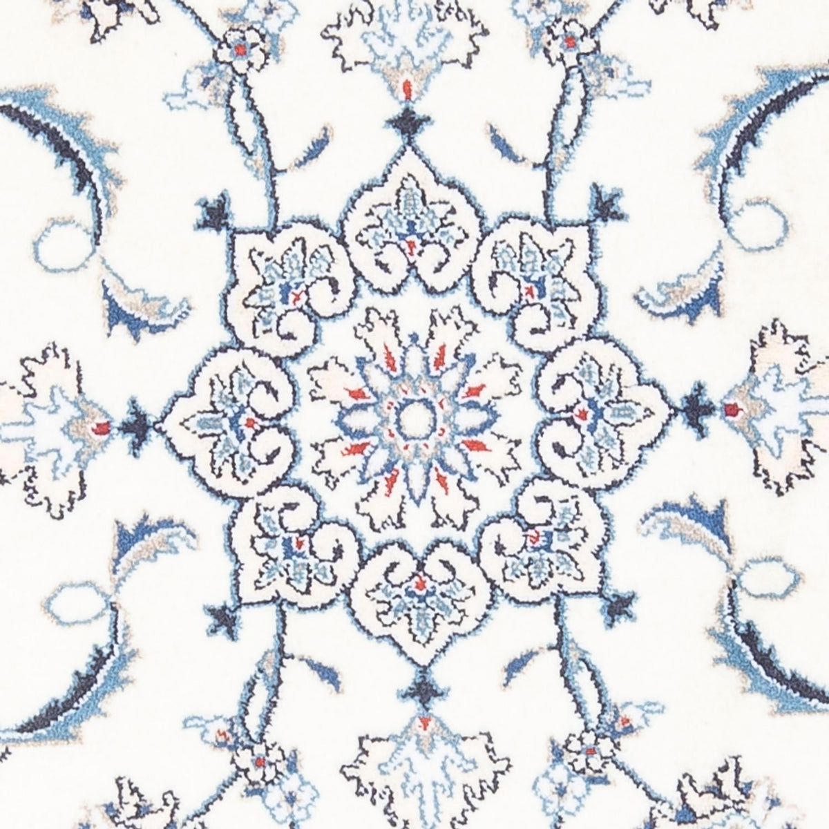 Persisk matta - Nain - 138 x 90 cm - grädde