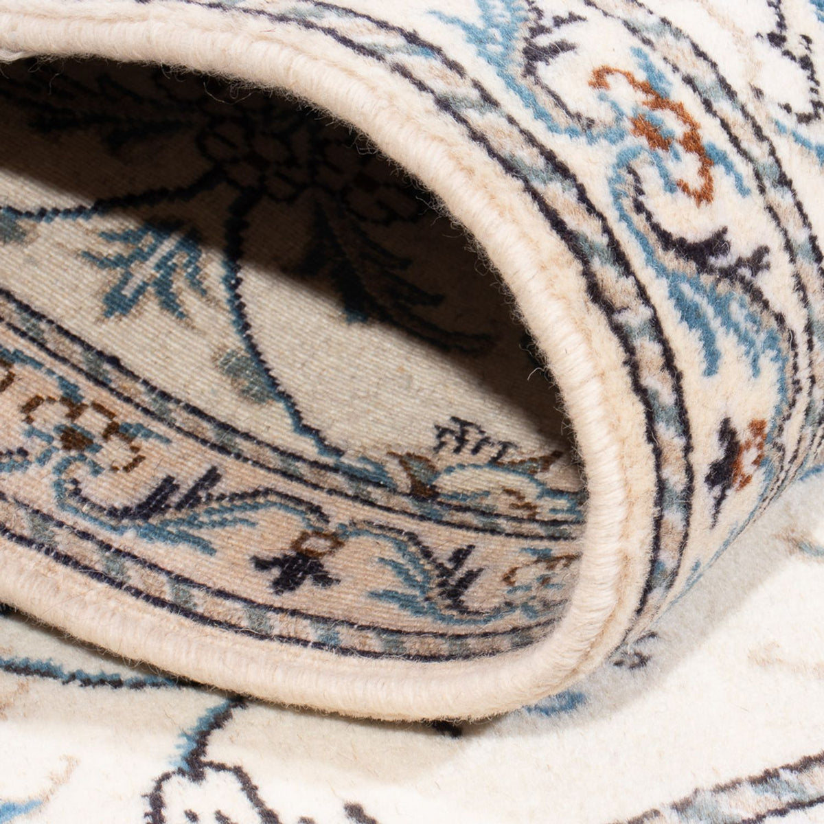 Persisk matta - Nain - 140 x 92 cm - grädde