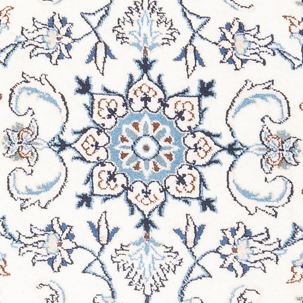 Persisk matta - Nain - 137 x 70 cm - grädde