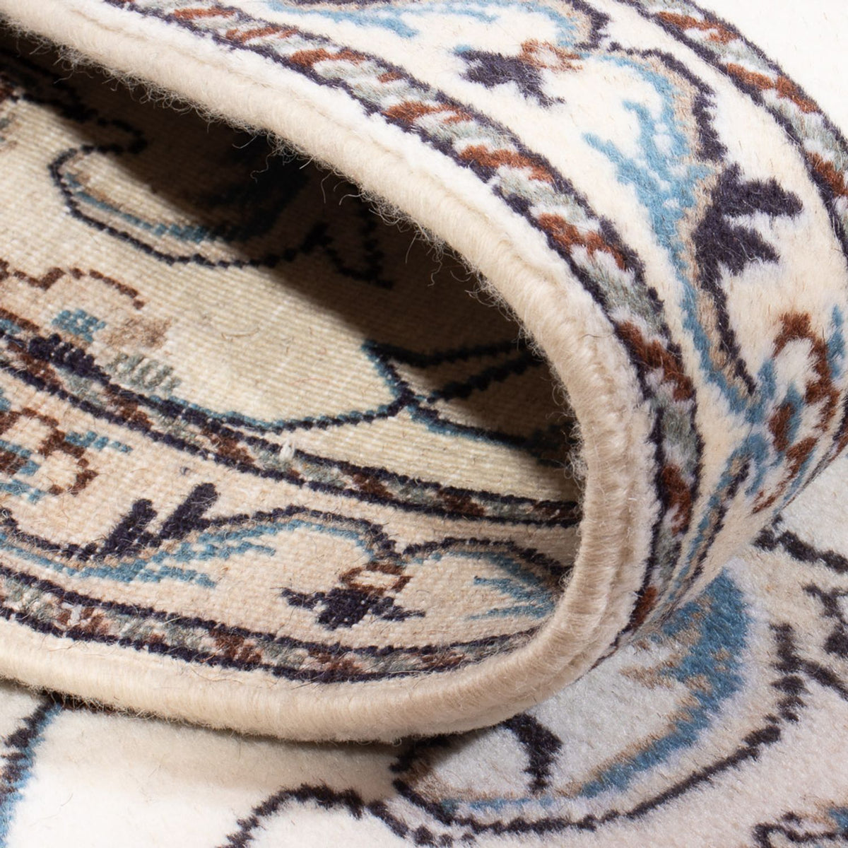 Persisk matta - Nain - 140 x 70 cm - grädde