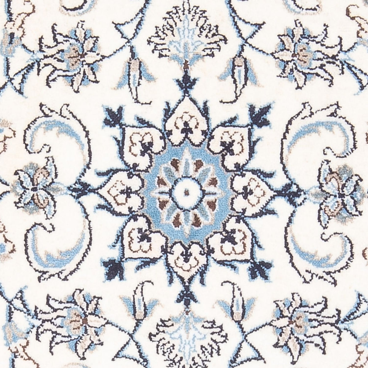 Persisk matta - Nain - 134 x 70 cm - grädde