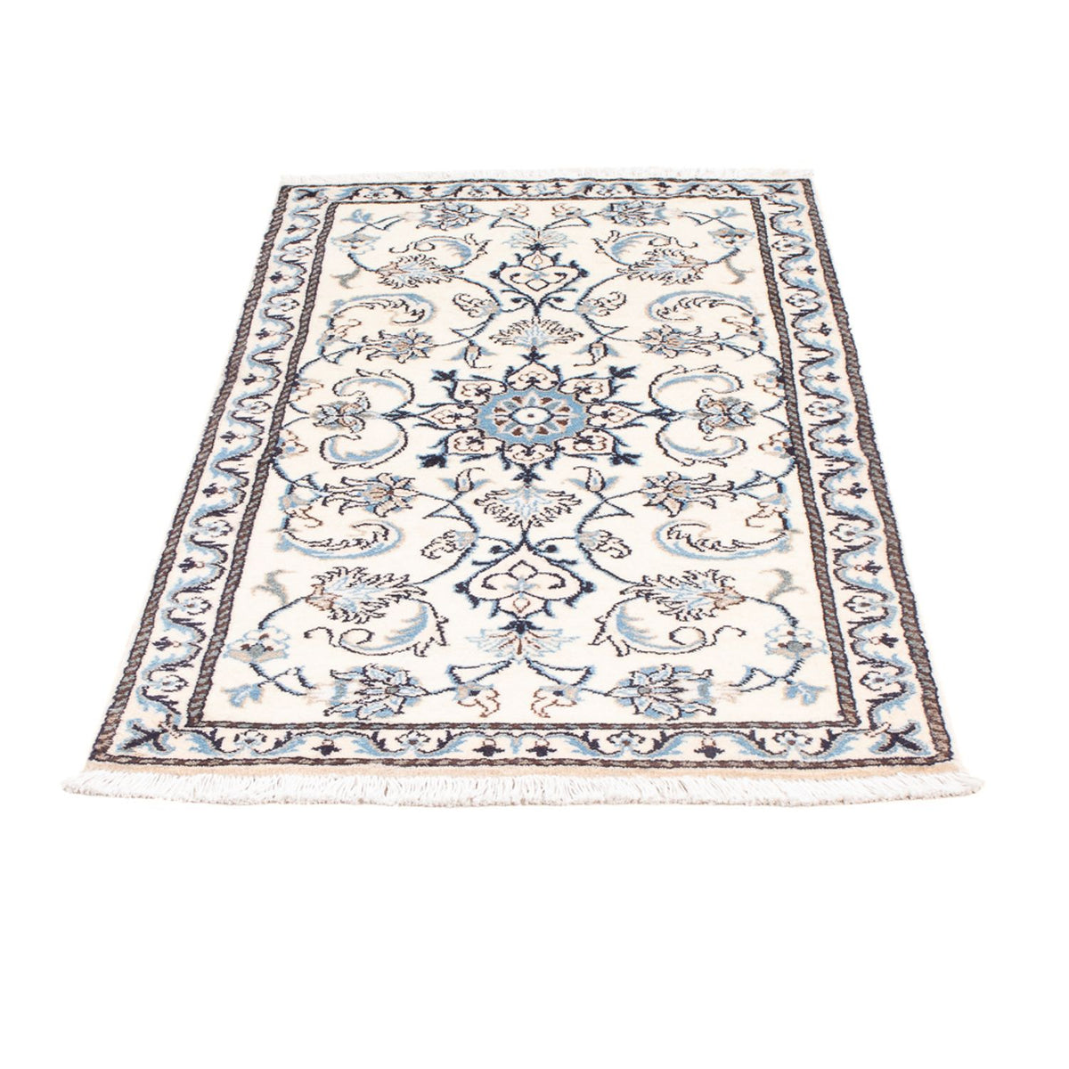 Persisk matta - Nain - 134 x 70 cm - grädde