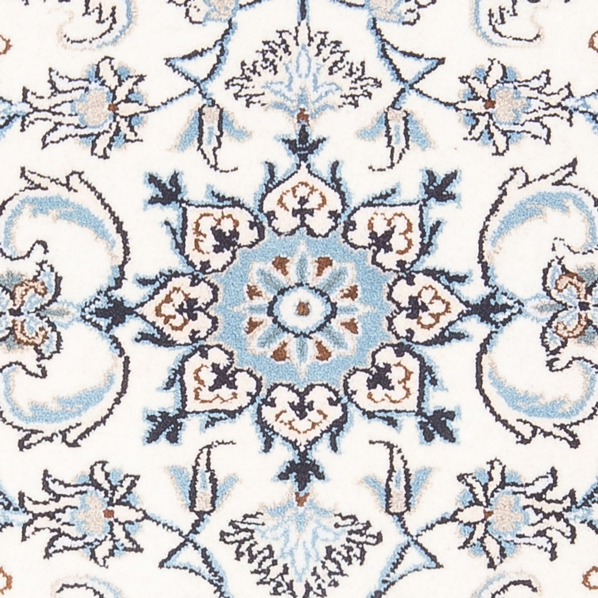 Persisk matta - Nain - 130 x 74 cm - grädde