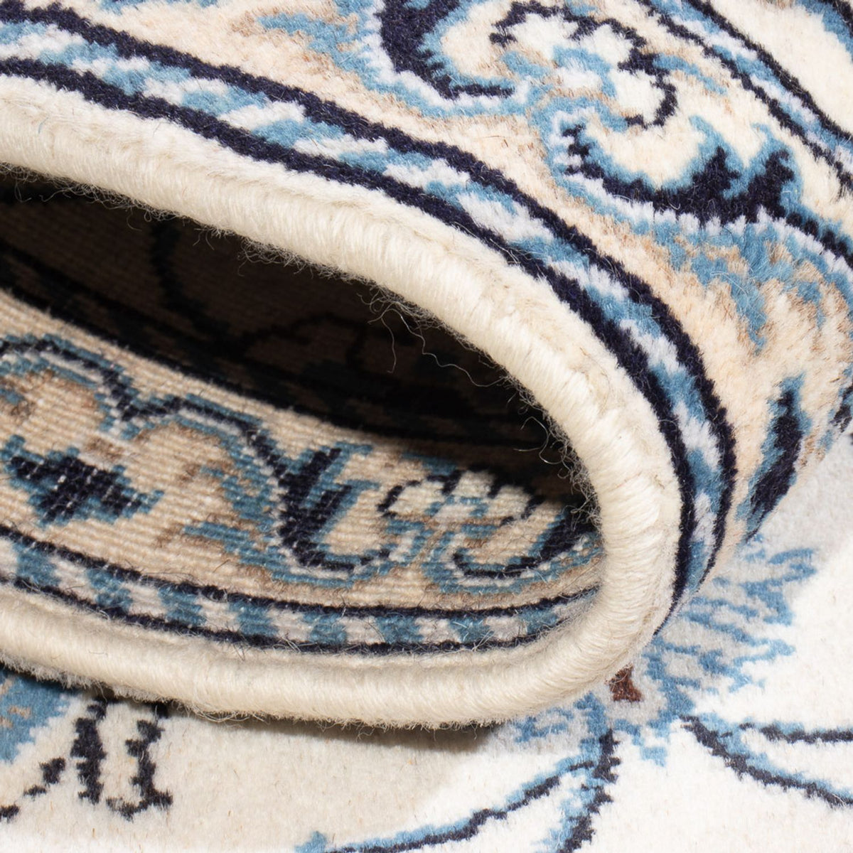 Persisk matta - Nain - 130 x 68 cm - grädde