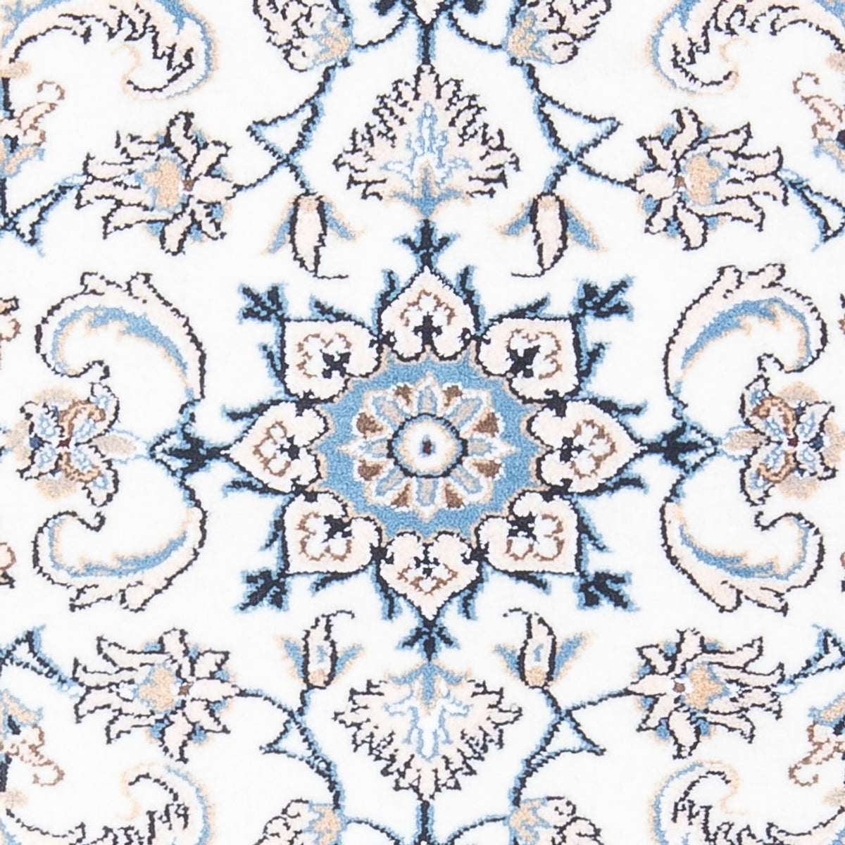 Persisk matta - Nain - 137 x 72 cm - grädde