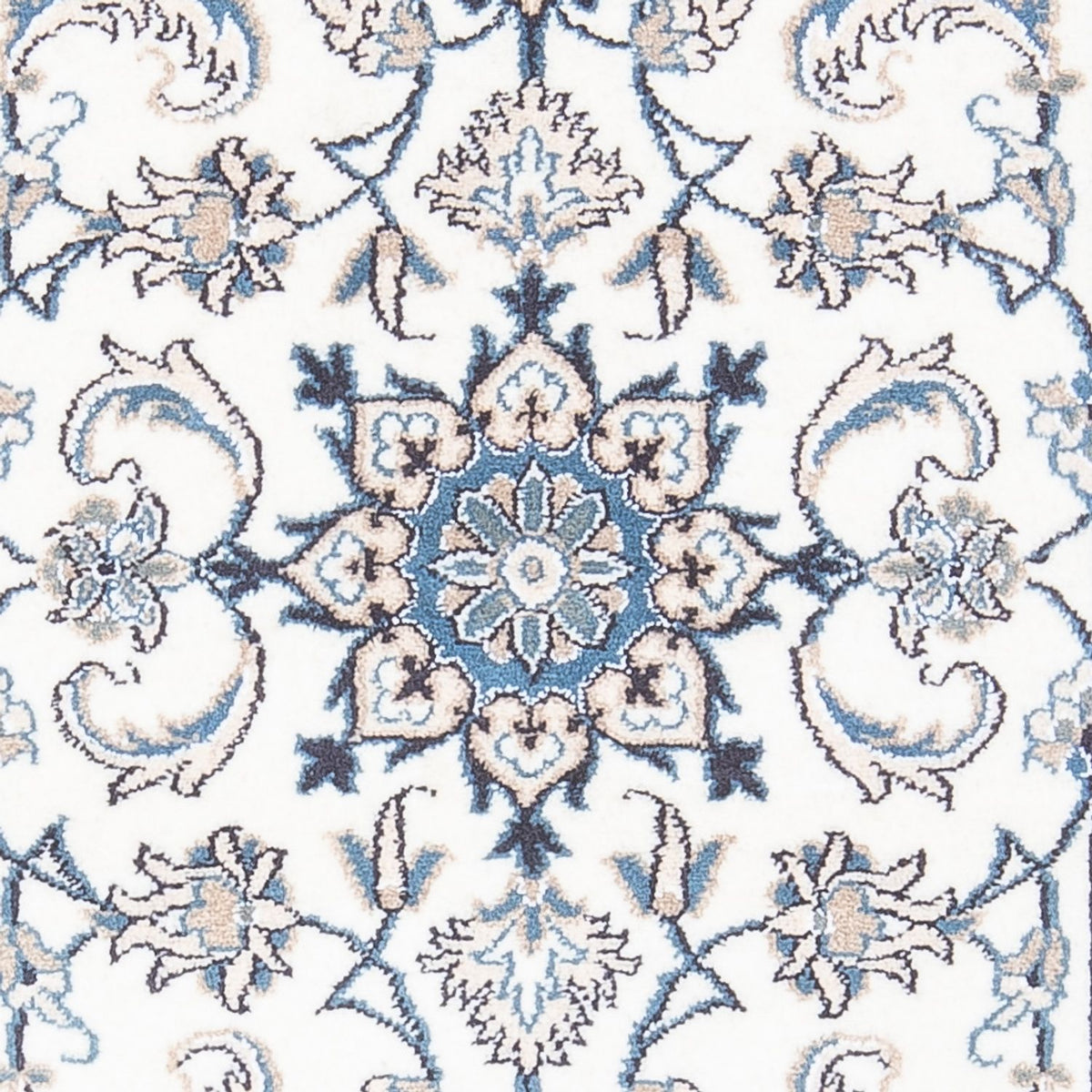 Persisk matta - Nain - 136 x 68 cm - grädde