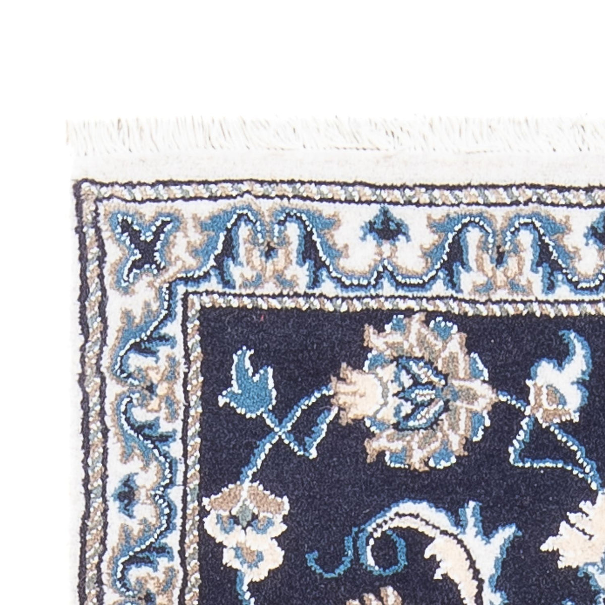 Persisk matta - Nain - 138 x 69 cm - mörkblå