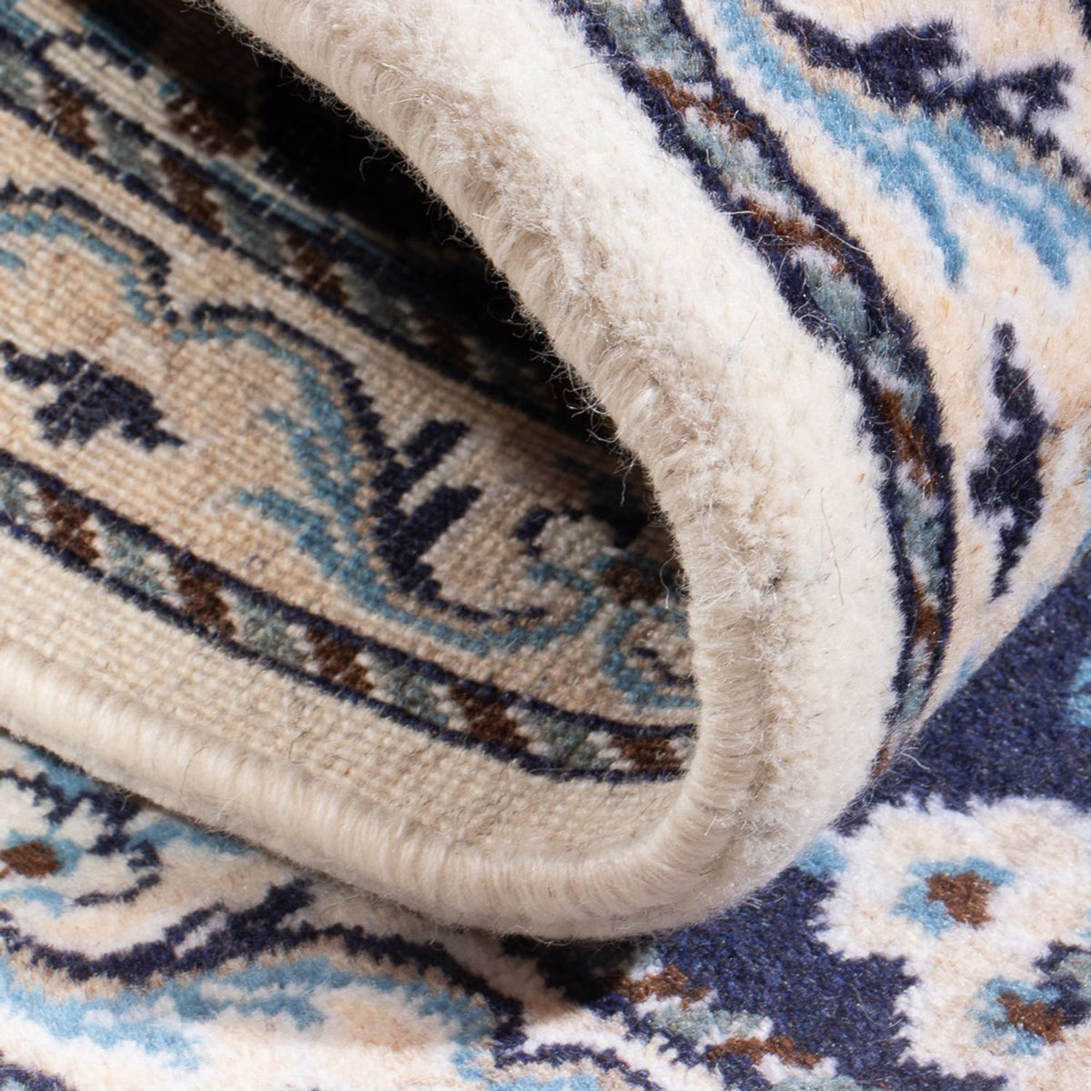 Persisk matta - Nain - 144 x 70 cm - mörkblå