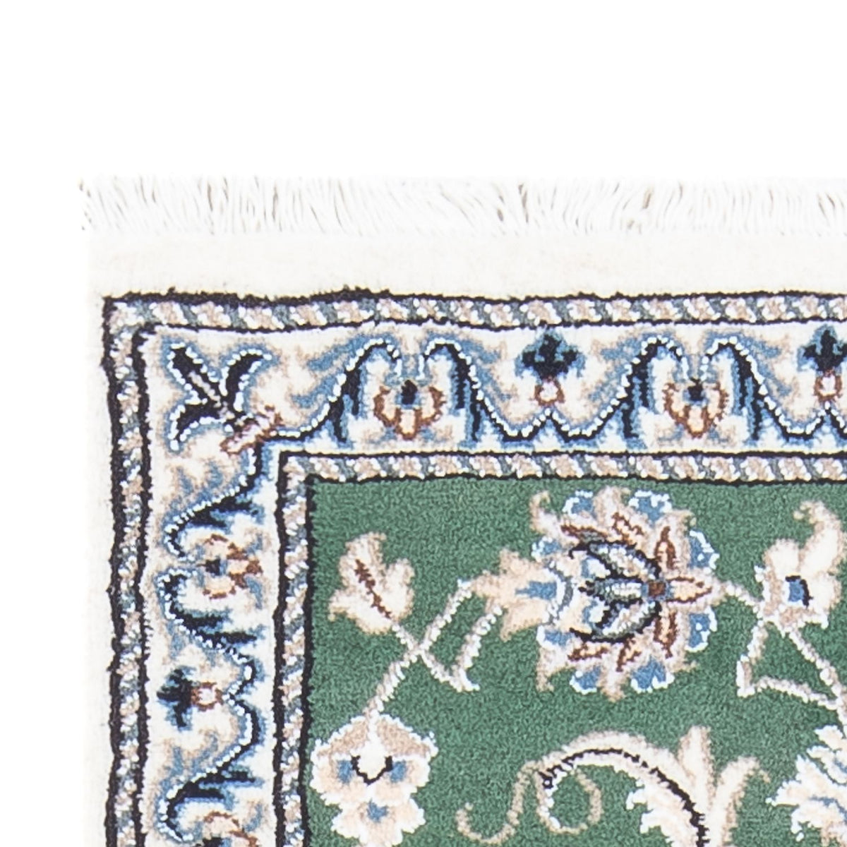 Persisk matta - Nain - 138 x 70 cm - grön
