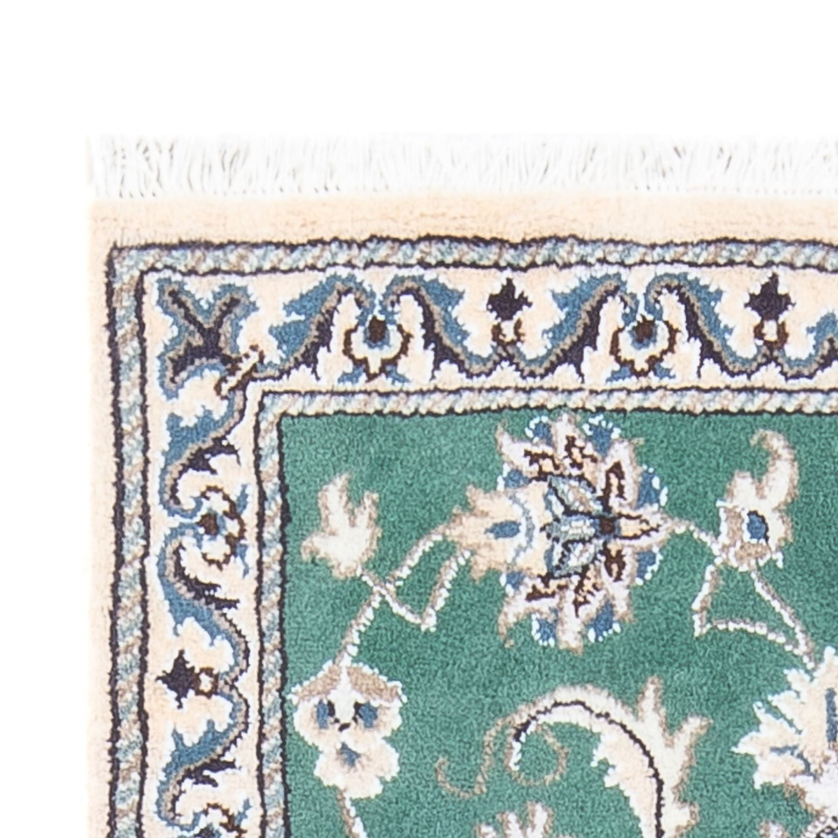 Persisk matta - Nain - 141 x 68 cm - grön