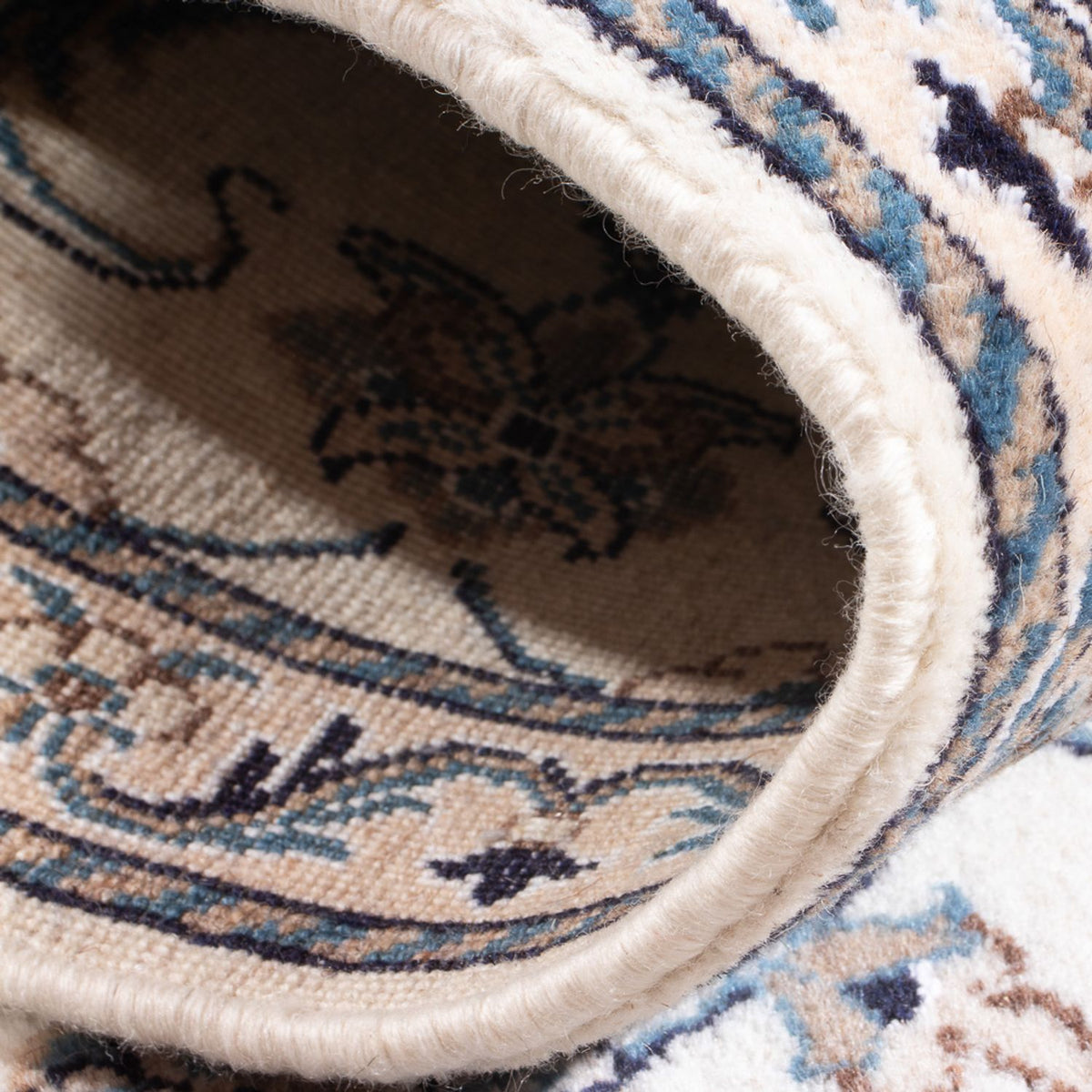 Persisk matta - Nain - 143 x 69 cm - grädde