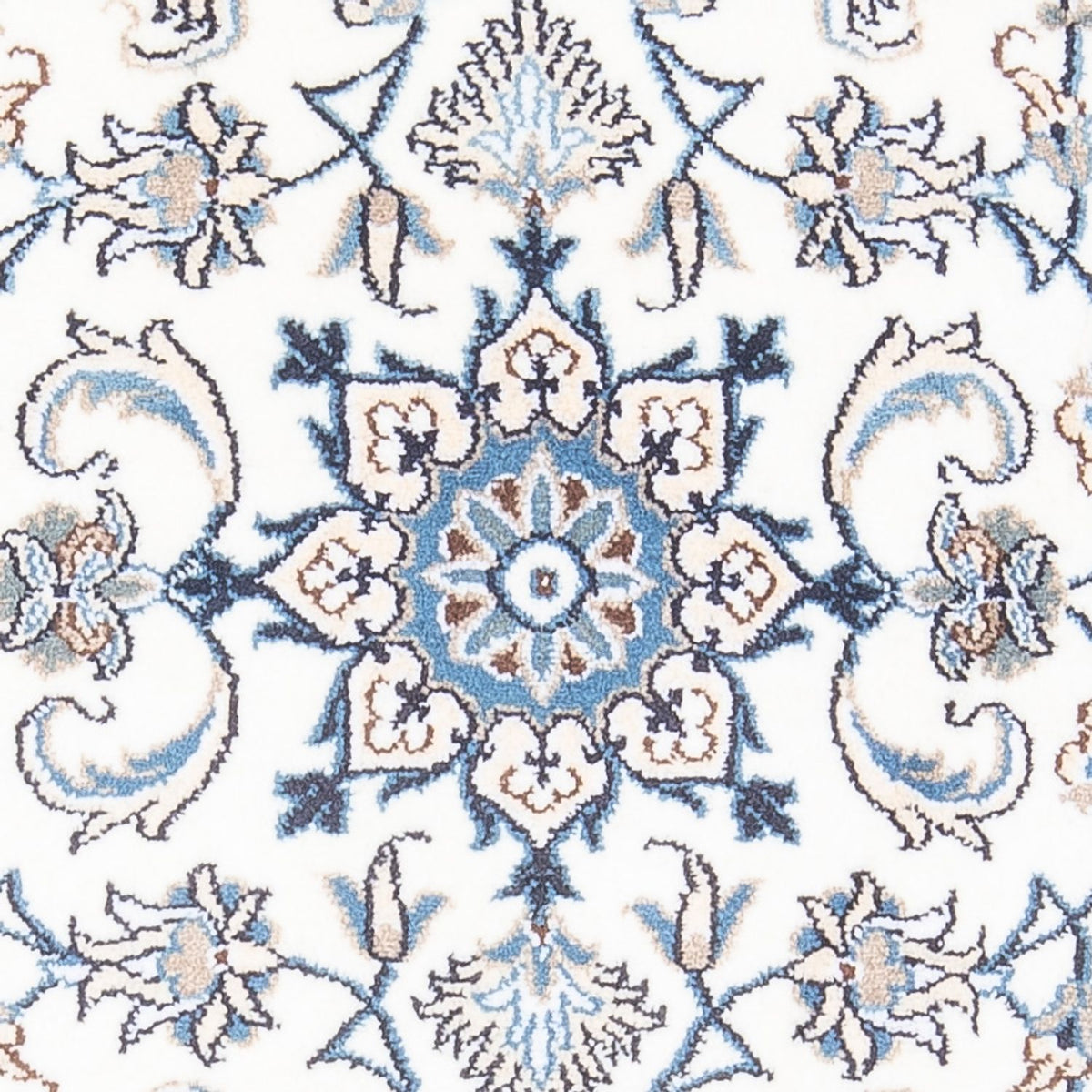 Persisk matta - Nain - 137 x 68 cm - grädde