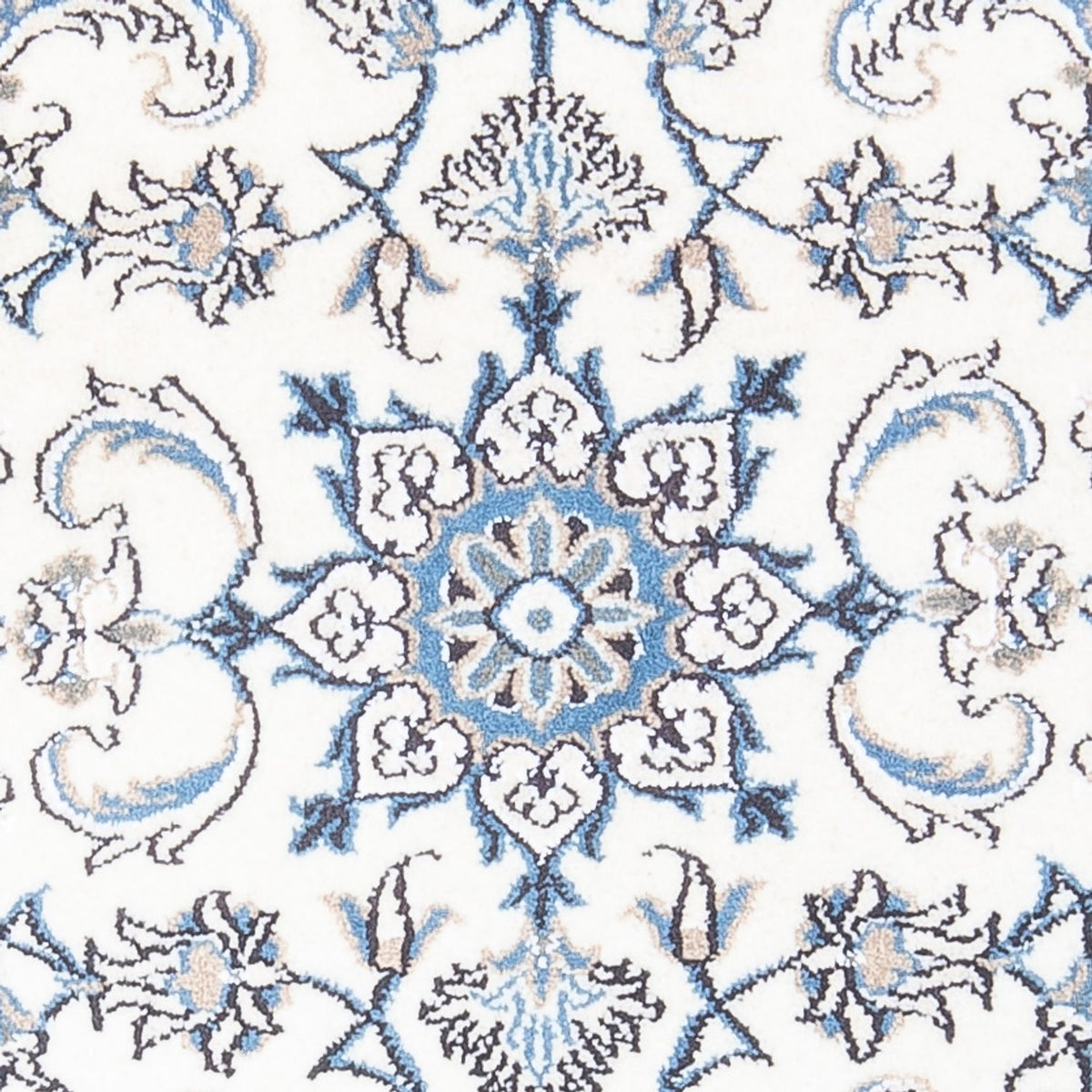 Persisk matta - Nain - 136 x 69 cm - grädde