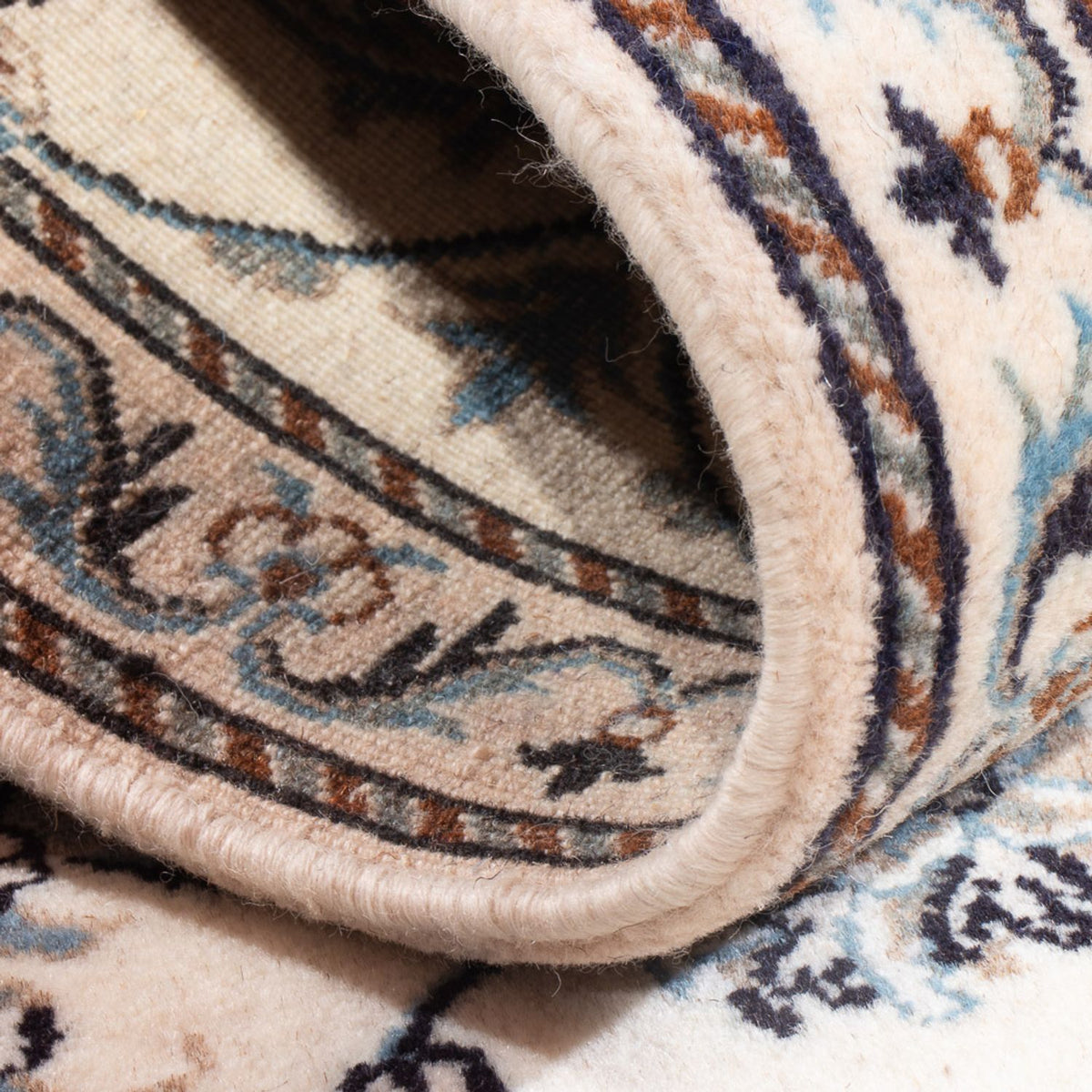 Persisk matta - Nain - 140 x 86 cm - grädde