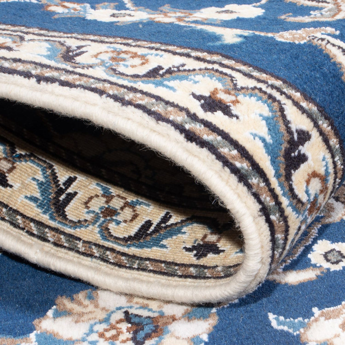 Persisk matta - Nain - 135 x 89 cm - blå